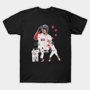 Mookie Betts Boston Vintage Collage T-Shirt